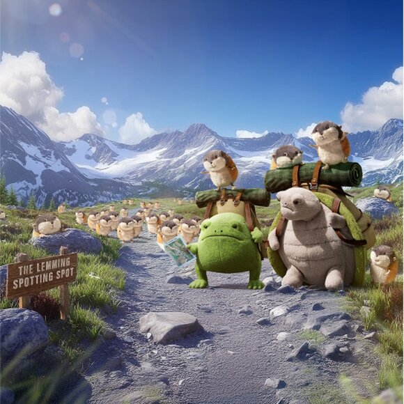 Jellycat LAMBETH LEMMING authentic direct from Jellycat in-hand summer drop - Picture 10 of 12